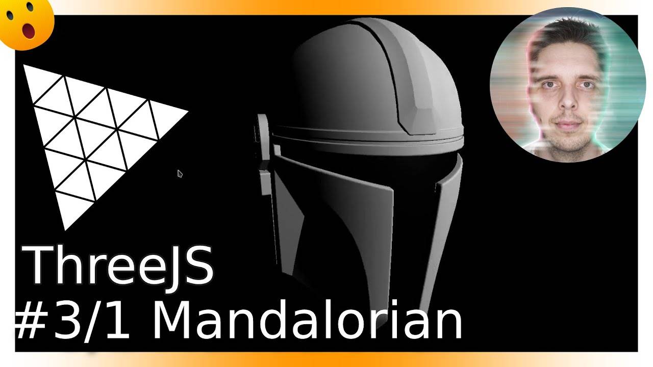 Видео+код: #3/1 Mandalorian в ThreeJS импорт GLB 3D модели из Blender на сцену Three.JS